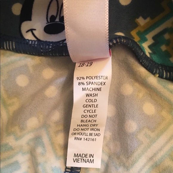 LuLaRoe UNICORN Minnie Mouse Leggings -One Size 🦄 - Picture 8 of 8